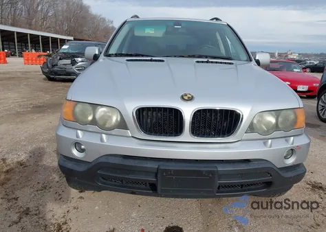 2003 BMW X5 3.0I z USA, uszkodzony, nr VIN 5UXFA53593LW24795